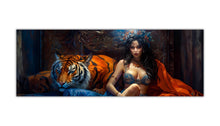 Décoration murale - Dompteur de tigres - Toile d'art