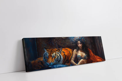 Décoration murale - Dompteur de tigres - Toile d'art