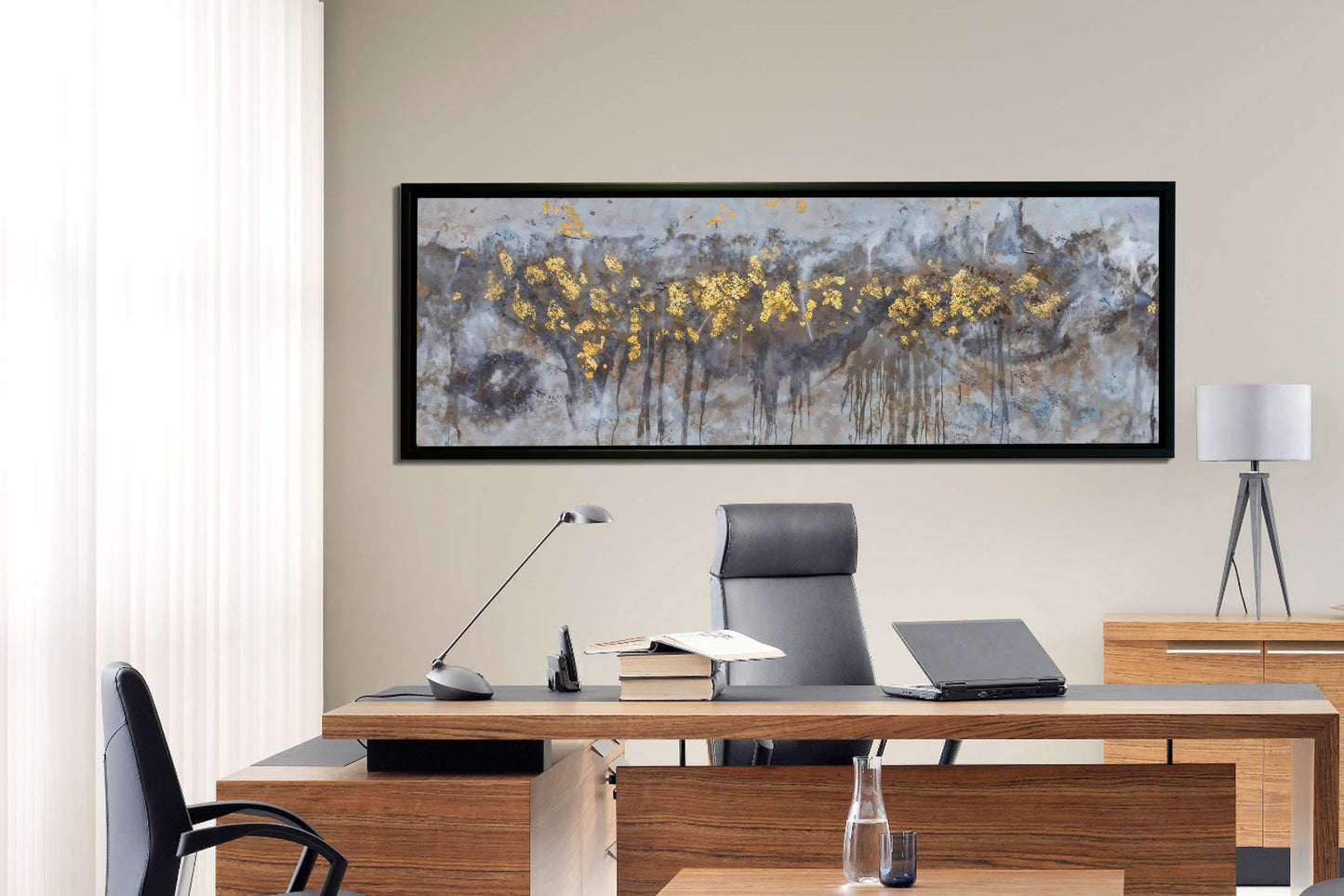Art mural - Toile d'arbres abstraits - Œuvre d'art