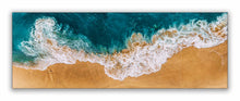 Art mural-Vue sur la plage et l'océan