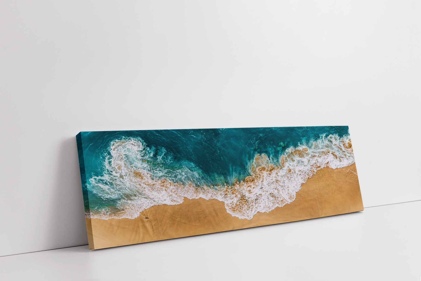 Art mural-Vue sur la plage et l'océan