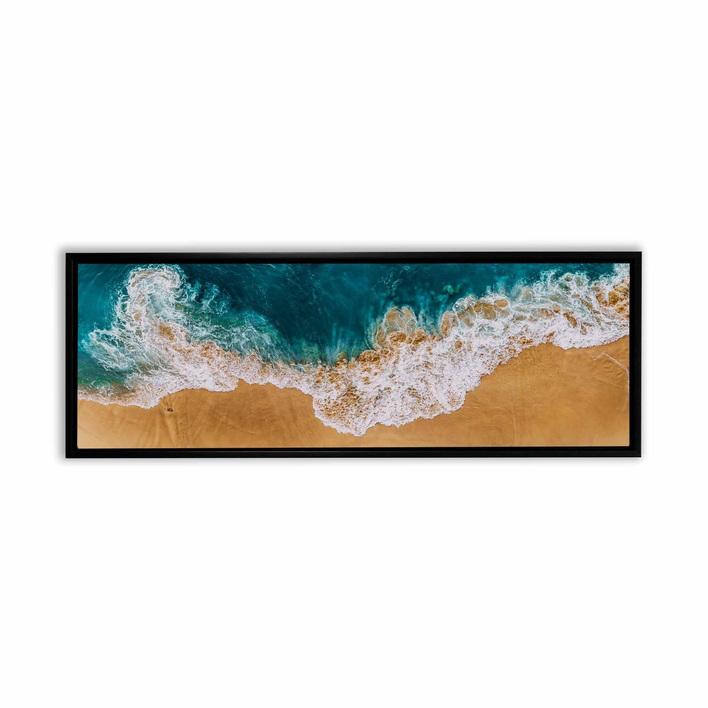 Art mural-Vue sur la plage et l'océan