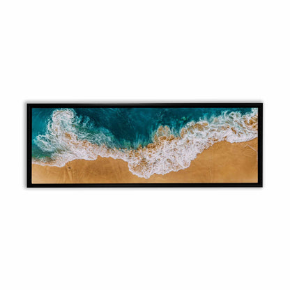 Art mural-Vue sur la plage et l'océan