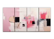 Beaux-arts - Teintes pastel - Œuvre d'art - Art mural