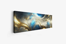 Bleus et Ors Abstraits 72" x 24"