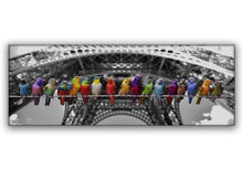 Impression sur toile d'art figuratif "Inséparables"