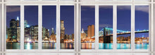 Art mural -NYC à travers la fenêtre- Toile imprimée