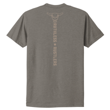 T-SHIRT WESTERN AUTHENTIQUE | Gris chaud