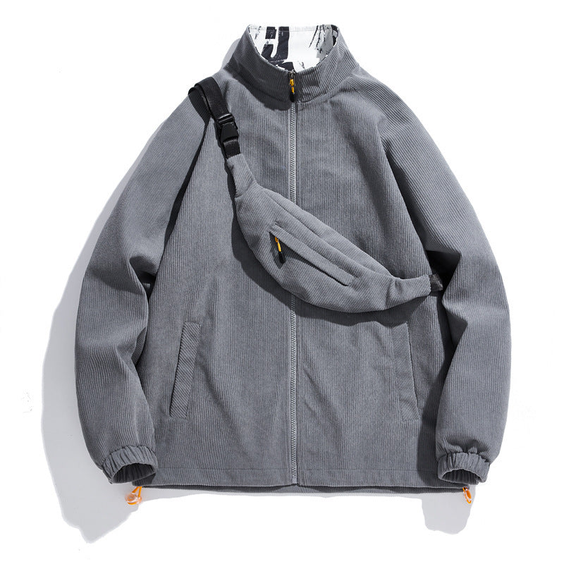 Veste en velours côtelé tendance pour garçon