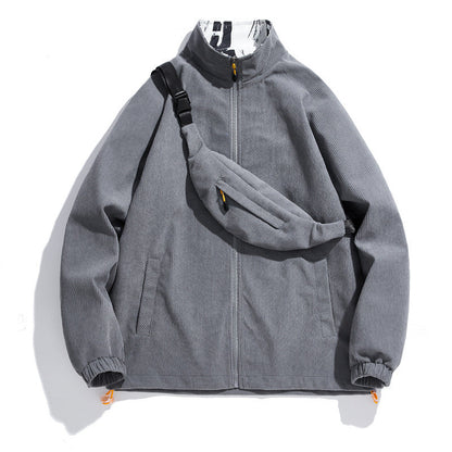 Veste en velours côtelé tendance pour garçon