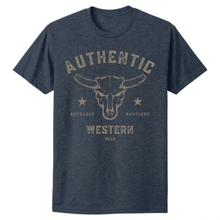 T-SHIRT WESTERN AUTHENTIQUE | Bleu marine