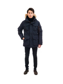 Parka en duvet pour homme Atka -40 d'Outdoor Survival Canada, bleu Cold Lake, 2XL - EN EXPOSITION