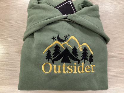 Green Outsider Camping Hoodie