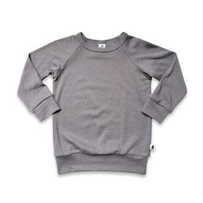 Youth Bamboo Raglan Pullover | Dusty Lilac