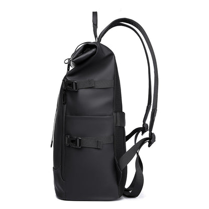 Fashionable Roll-top High-capacity Waterproof Travel Backpack