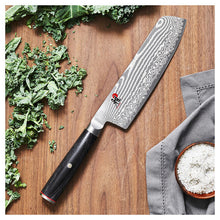 Miyabi Kaizen II 5000FCD Nakiri Knife 6.5″ – FC61 Core, Damascus Steel
