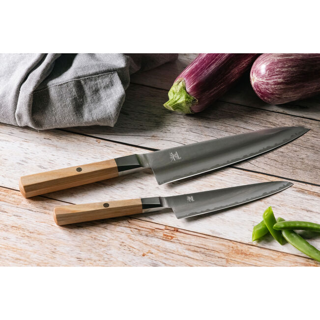 Couteau Gyutoh Miyabi 4000 FCV2 Koya 20 cm – Manche beige