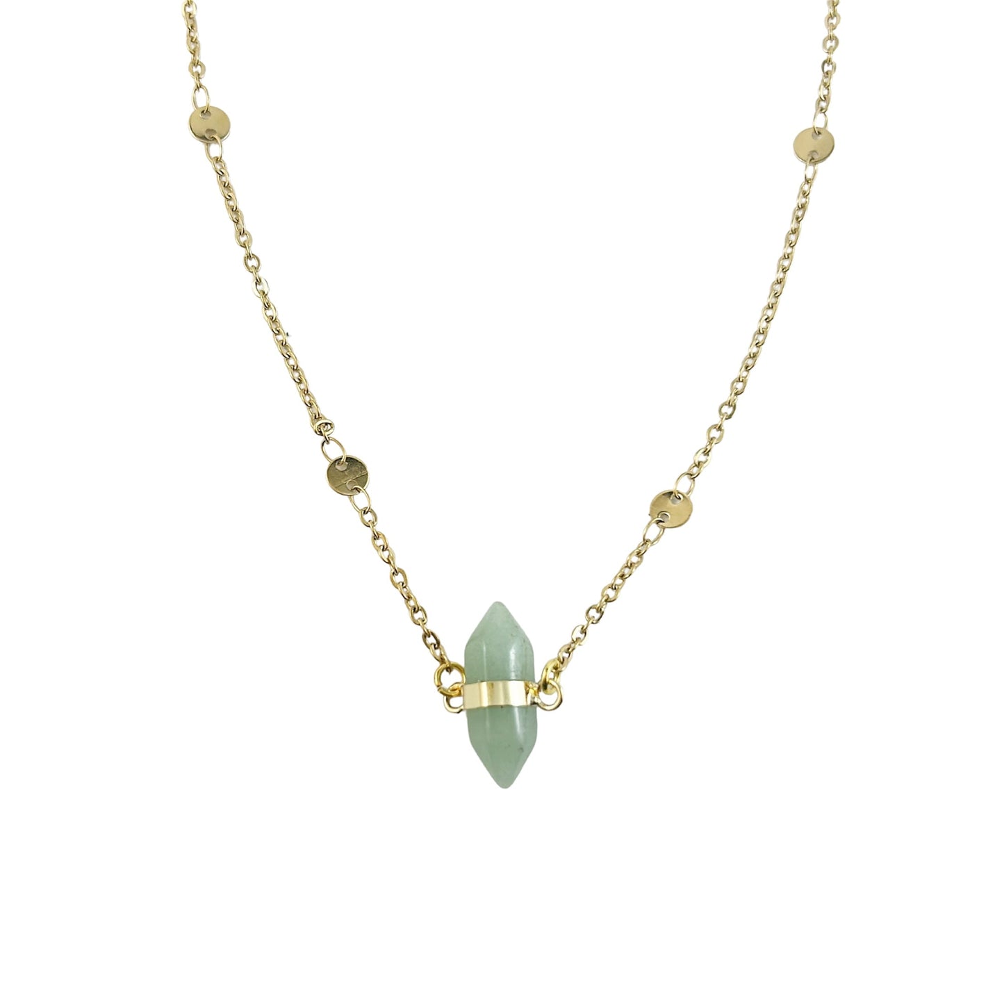 Collier en cristal d'aventurine