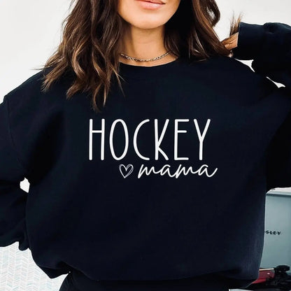 T-shirt, sweat-shirt col rond et sweat à capuche Hockey Mama – Rustic Girls