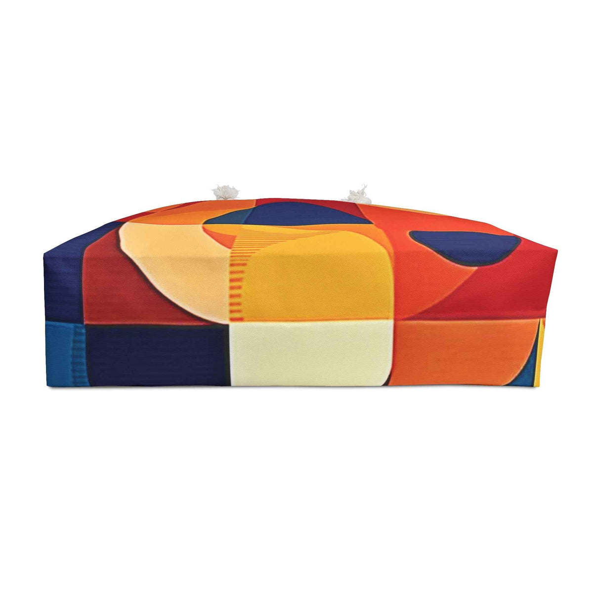 Sac de voyage géométrique abstrait à blocs de couleur | Cabas moderne | Grand sac fourre-tout