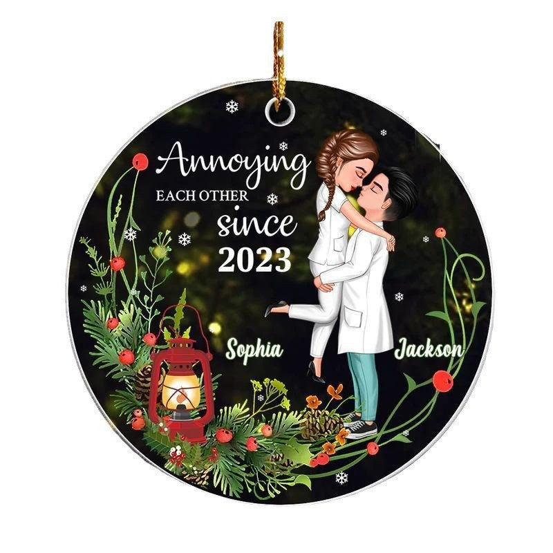 Acrylic Christmas Tree Pendant Ornaments – 34 Festive Holiday Designs