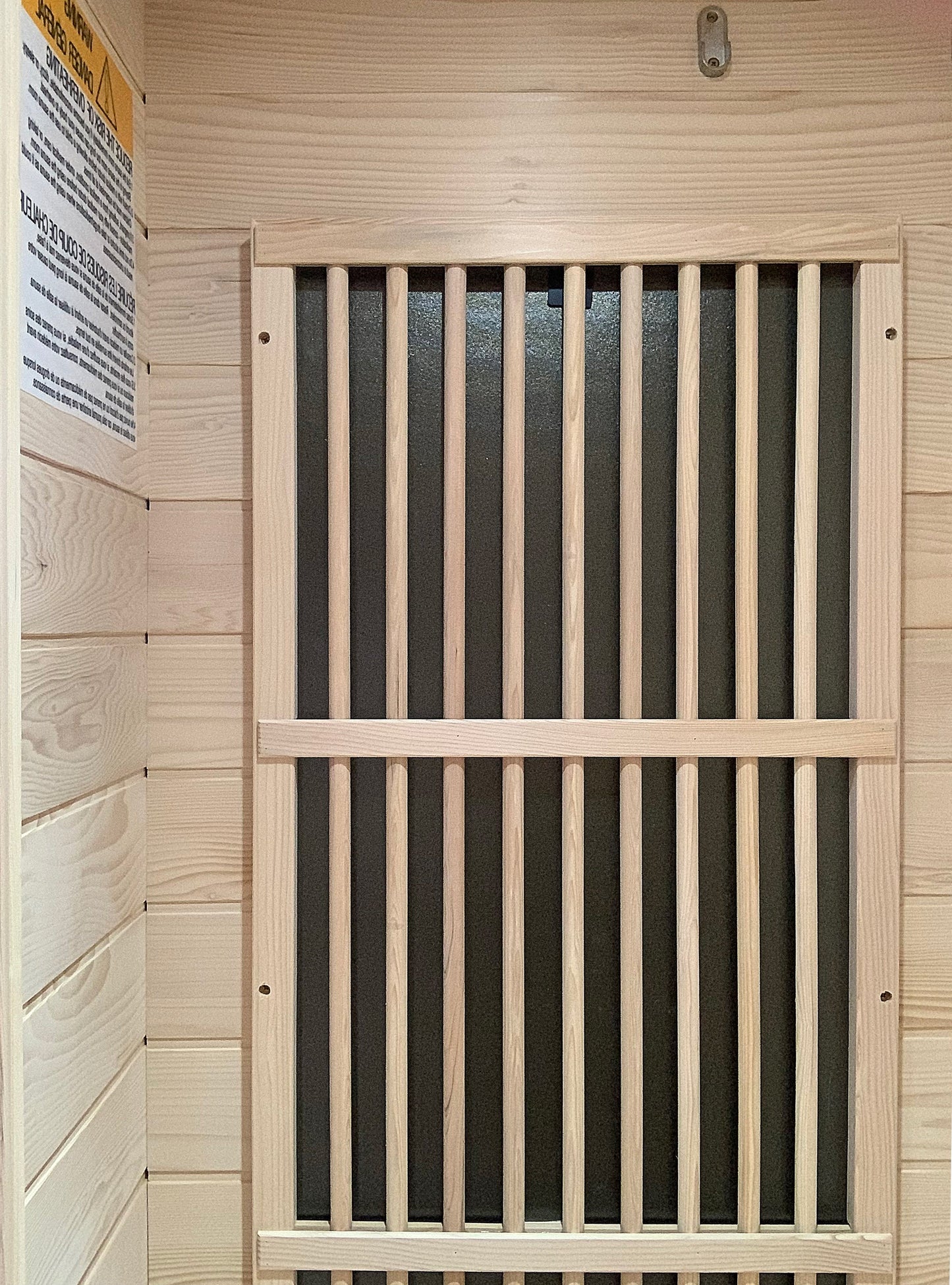 Blisspod | Vienne | Sauna infrarouge lointain | Pruche du Canada très faible champ électromagnétique | 185 cm H x 90 cm L x 65 cm P | 1 personne