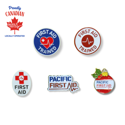 1-Inch First Aid Pins – Assorted Designs