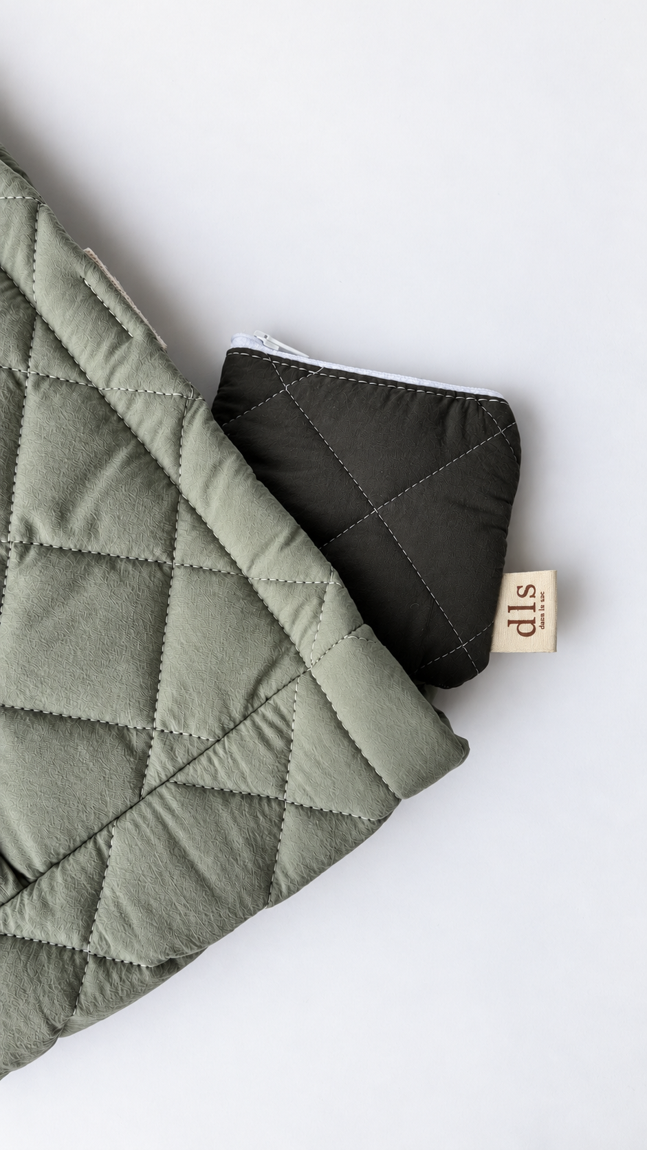 Quilted cotton purse