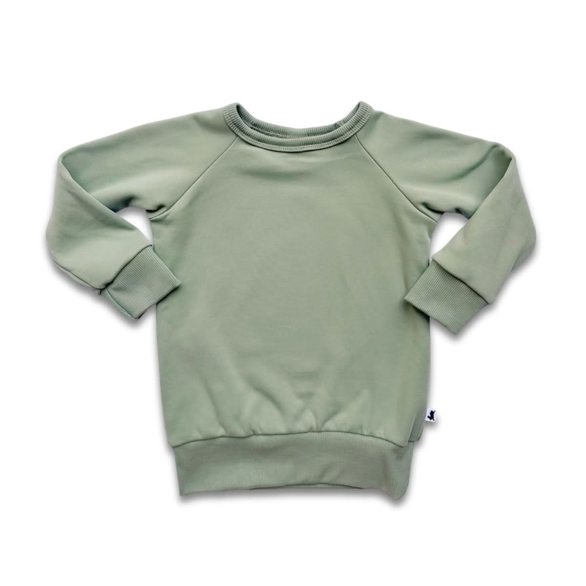 Baby/Kids' Bamboo Fleece Raglan Pullover | Black