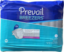 Couches pour adultes Prevail Breezers, absorption ultime, taille grande, paquet de 18