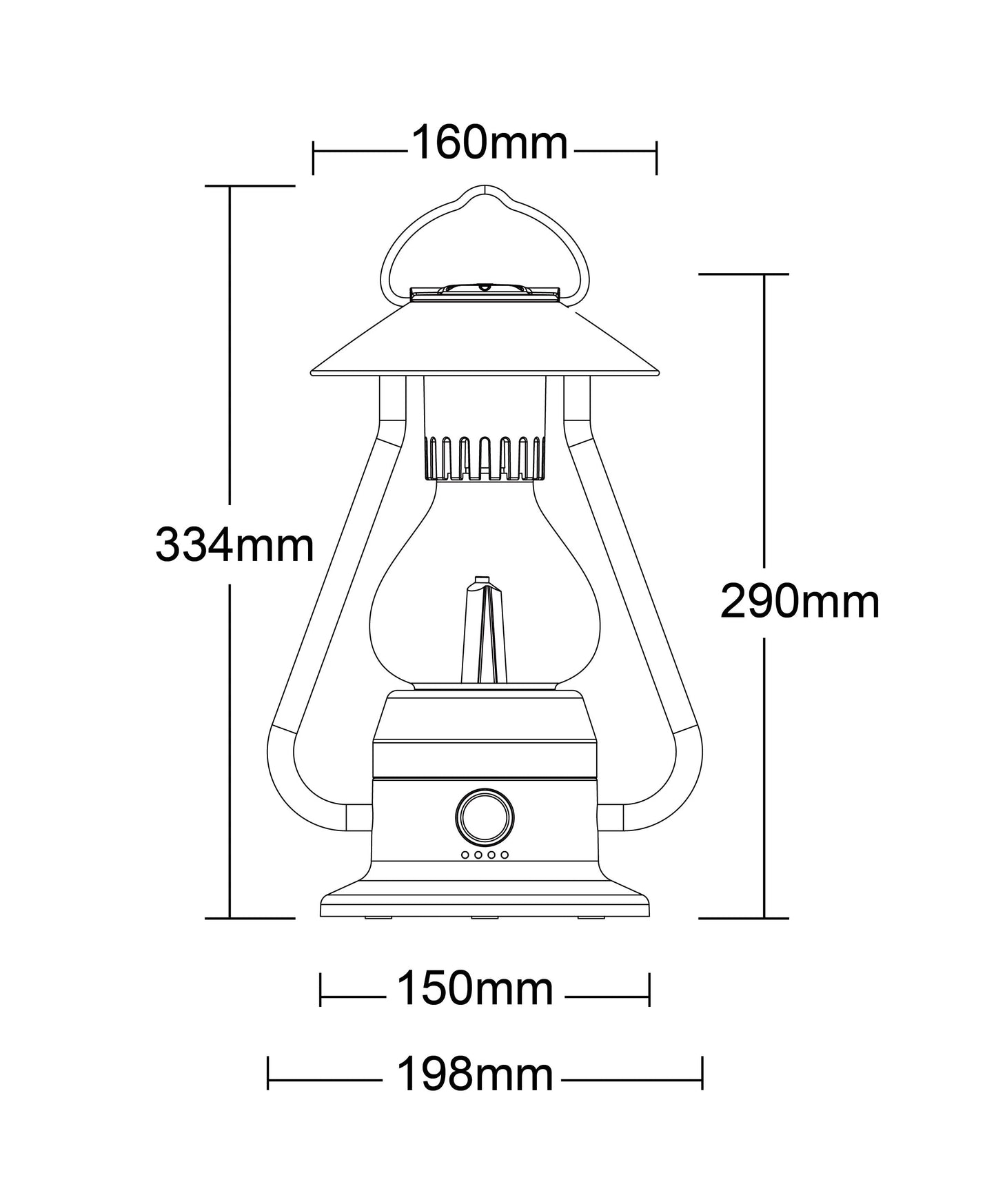 TRU De-LIGHT ROMANTICO Lampe LED tout-en-un, rechargeable, haut-parleur Bluetooth - ROUGE FEU / JAUNE / BLEU AQUA / VERT / NOIR