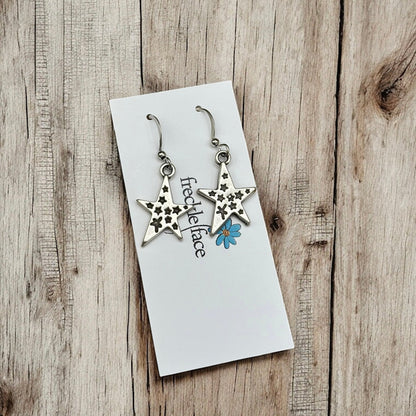 Boucles d'oreilles étoile pleine d'étoiles
