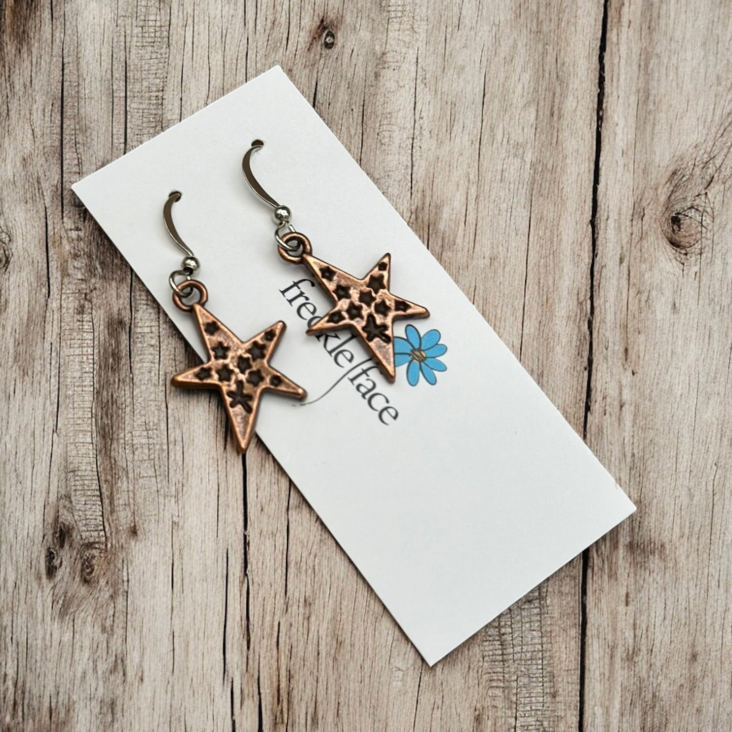 Boucles d'oreilles étoile pleine d'étoiles