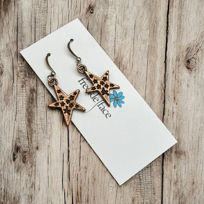 Boucles d'oreilles étoile pleine d'étoiles