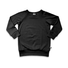 Youth Bamboo Raglan Pullover | Black