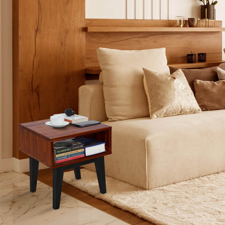 Table de chevet Serena en bois massif