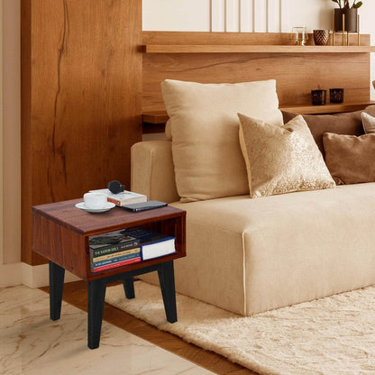 Table de chevet Serena en bois massif