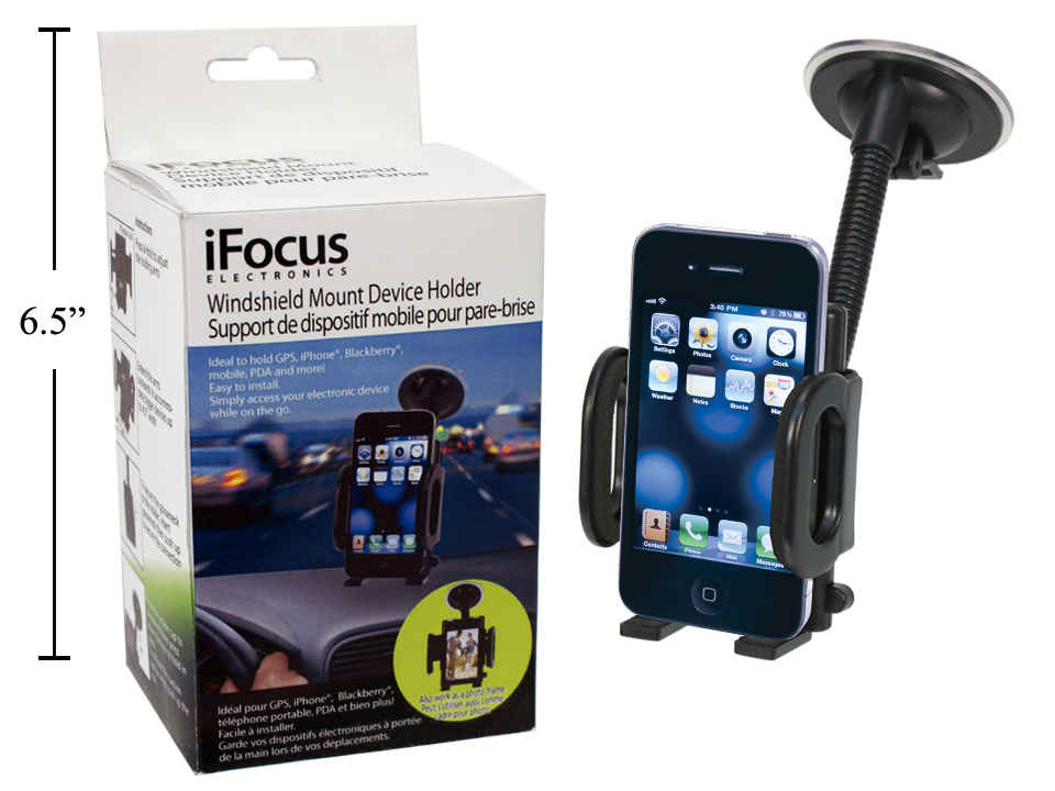 iFOCUS Windshield Mount Device Holder -  81176