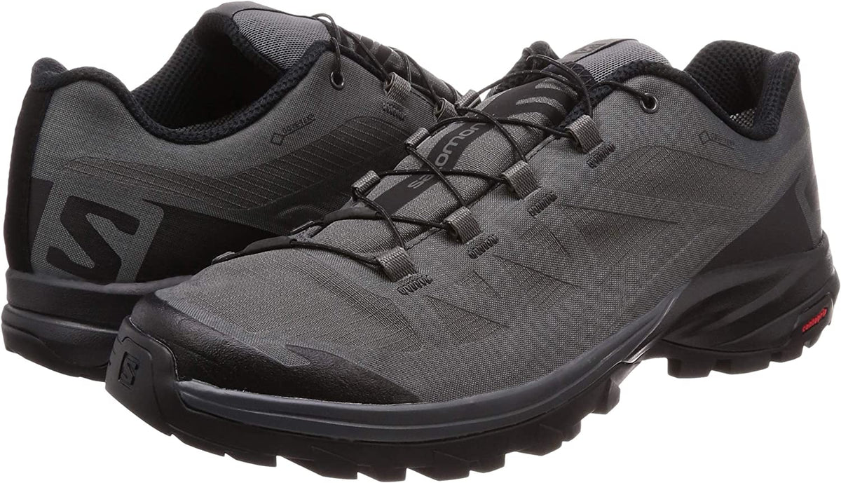 Salomon Mens Outpath GTX Waterproof Hiking Shoes Black Size 13 US