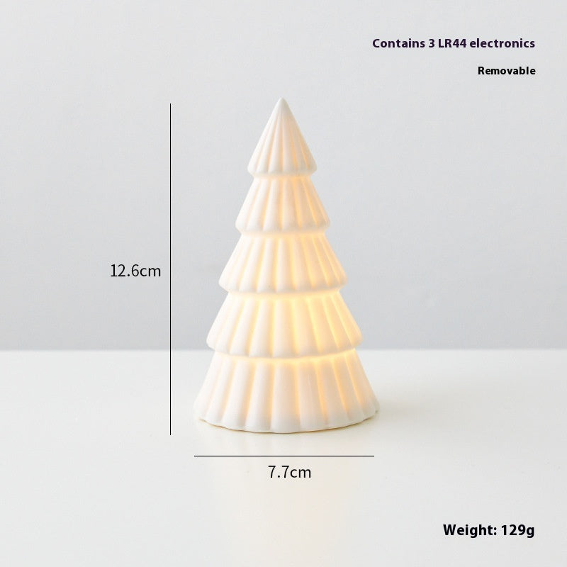 Ceramic Christmas Village – Luminous Desktop Holiday Decoration, 5 Styles