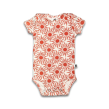 Bamboo Baby Short-Sleeved Bodysuit | Saltwater Floral
