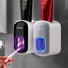 Distributeur de dentifrice automatique mural, ensemble d'accessoires de salle de bain