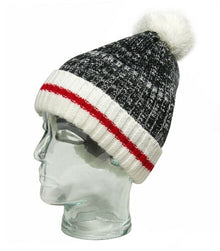 Tuque à pompon en tricot Misty Mountain