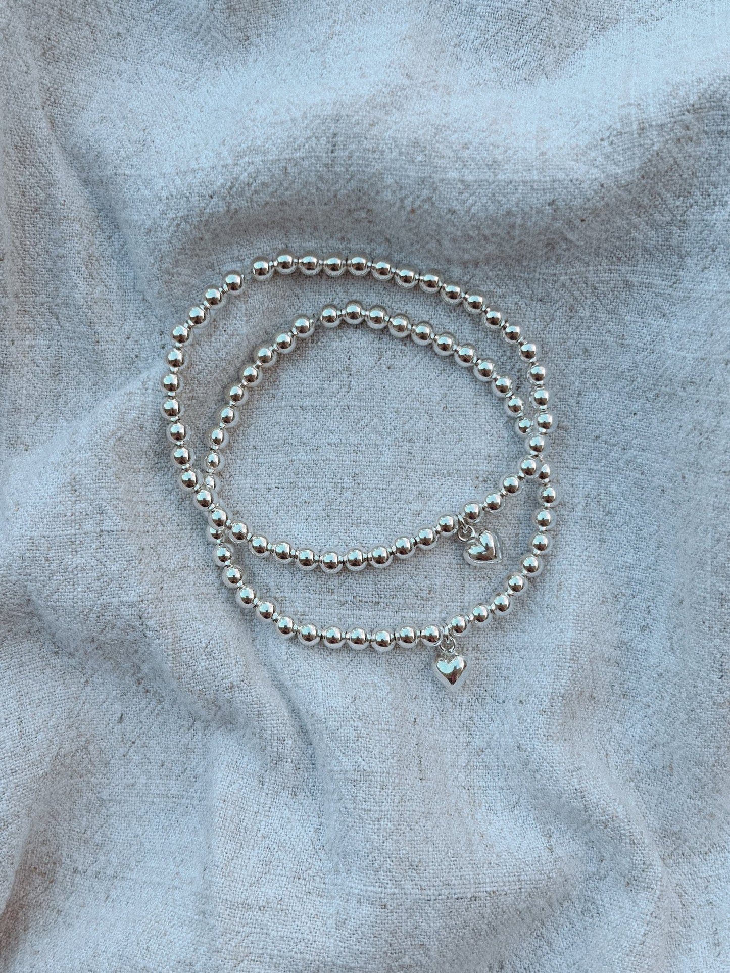 Bracelet Amore en argent sterling de 4 mm