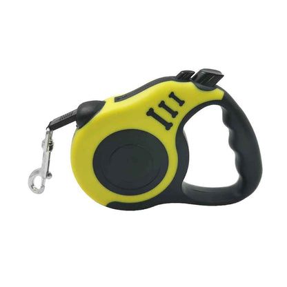 Laisse rétractable automatique pour chien et chat, 3m et 5m, en nylon durable, idéale pour la promenade et la course des chiots, accessoires pour animaux