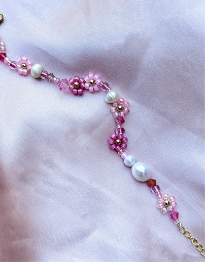 Le bracelet et la chaîne de cheville « Lover » Marguerite