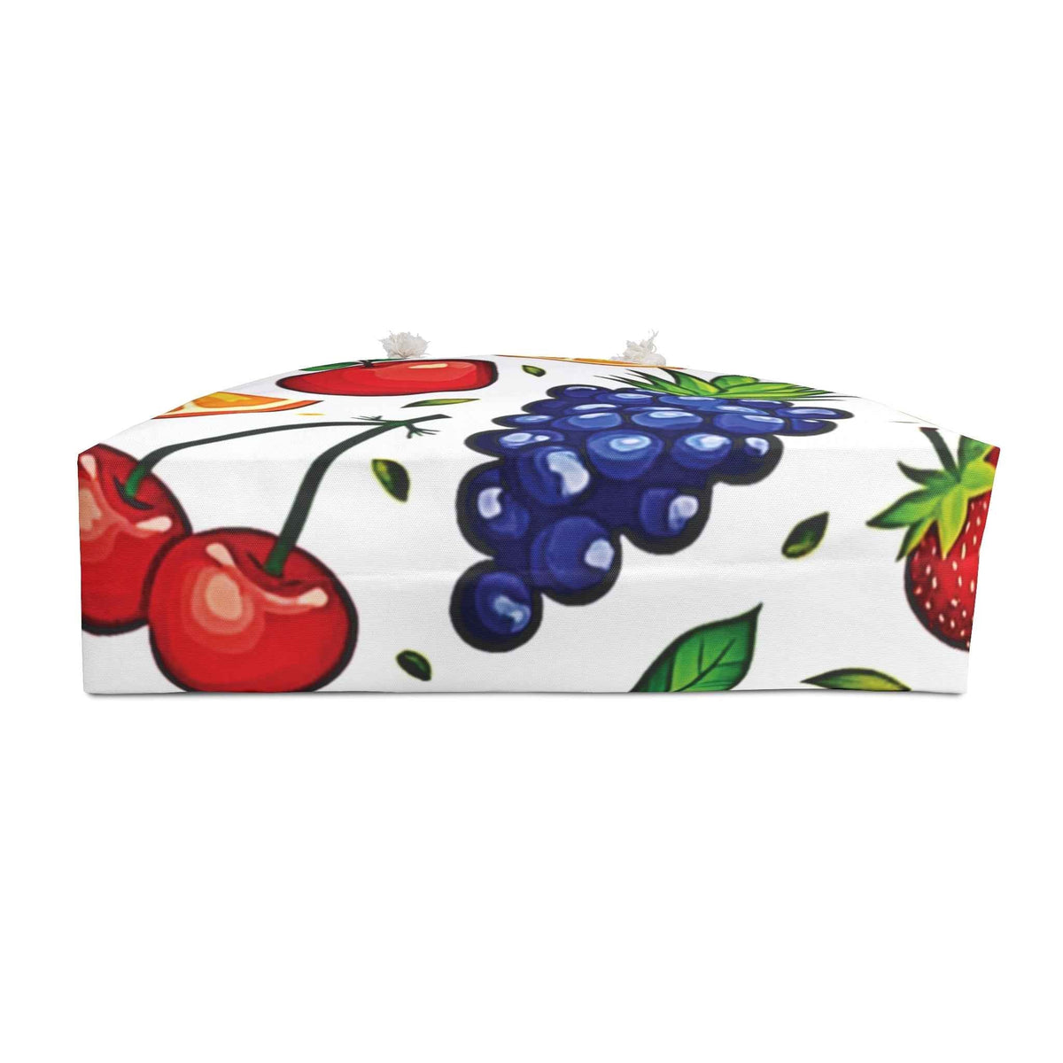 Sac de Voyage Grand Format à Motif de Fruits Colorés | Ananas Tropical Pomme Orange Raisins | Grand Sac Fourre-Tout | Sac de Plage | Sac de voyage pour maman