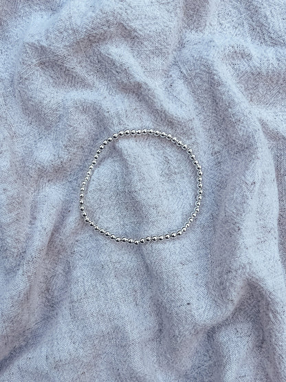 Bracelet de superposition en argent sterling 3 mm