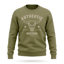 SWEAT-SHIRT OUEST AUTHENTIQUE | Vert kaki