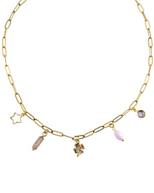 Collier pendentif Trèfle à quatre feuilles - Or